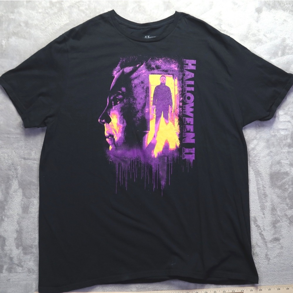 Halloween II Michael Myers Horror Men's T Shirt Men's‎ Size 2XL XXL Black